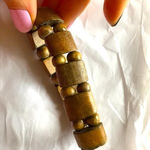 * must bundle to get $4 price* Wooden bead bracelet